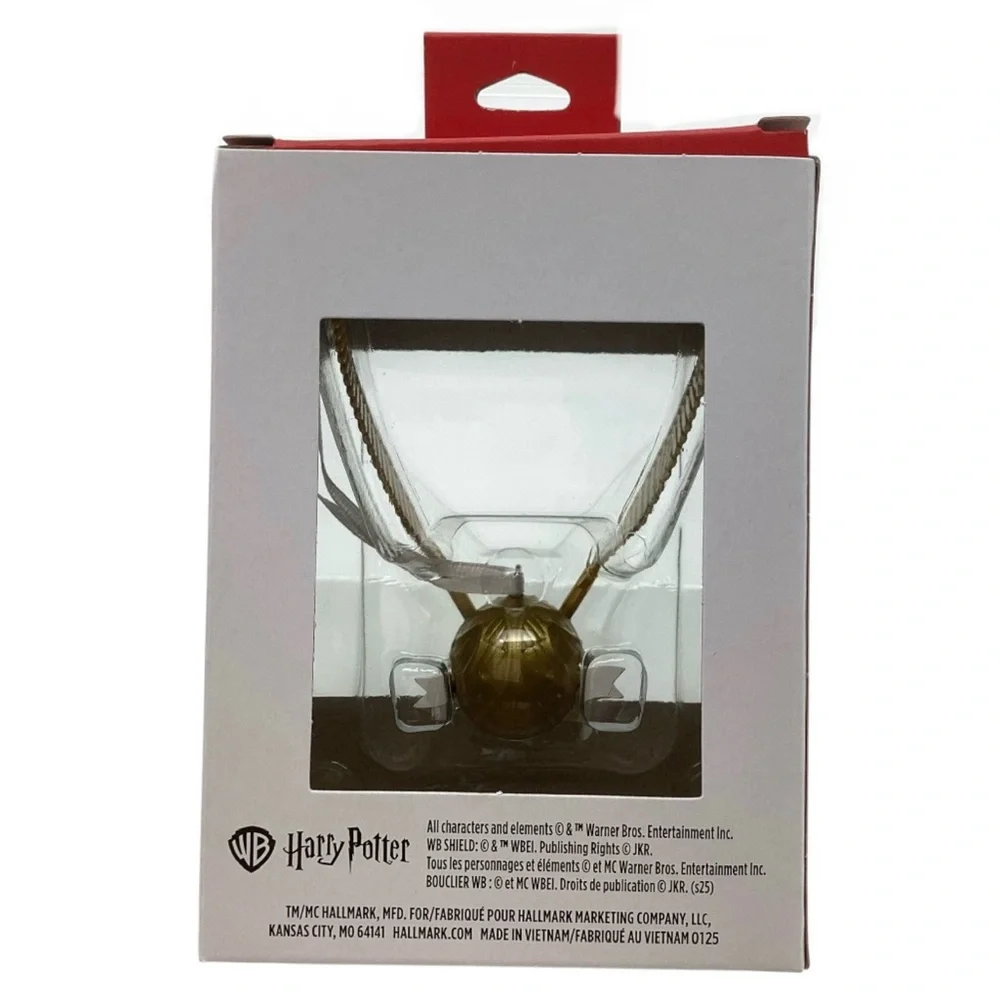 Hallmark Harry Potter “2025 Golden Snitch” Christmas Ornament (NWT)